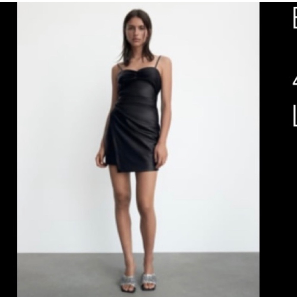 Women’s Zara Short Leather Dress